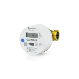 Q water 5.5 R Compteur d’eau électronique à vis 80mm