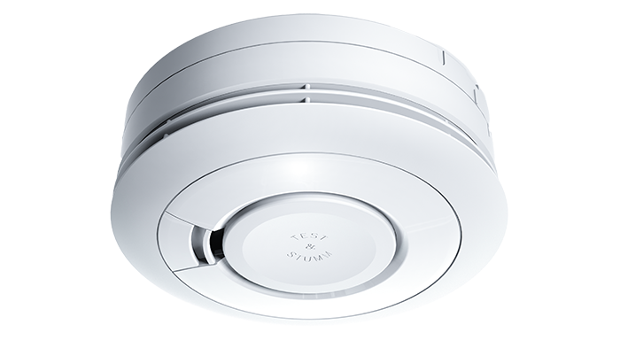 [Translate to Français:] Product picture of QUNDIS smoke alarm Ei650i