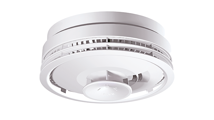 [Translate to Français:] Product picture of QUNDIS smoke alarm Ei6500-OMS