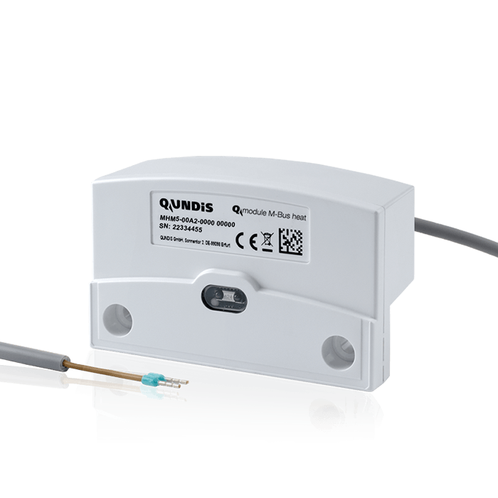 [Translate to Français:] Product Picture QUNDIS M-Bus add-on module Q module M-Bus heat